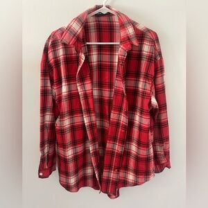 Oversized button down flannel